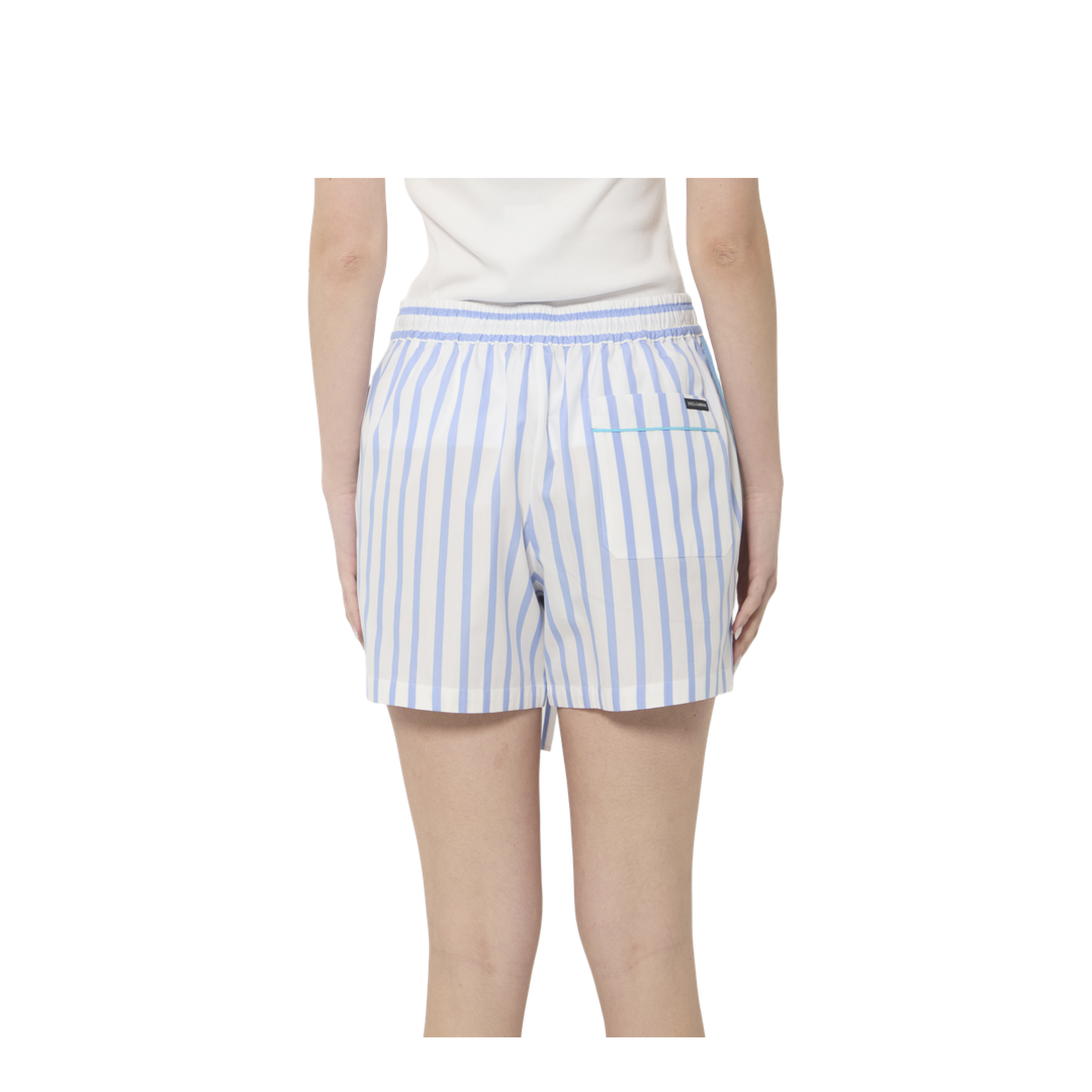 MAYFEYR - Dolce & Gabbana - Striped Poplin Shorts - FTDJHTFR52WS8051