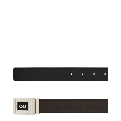MAYFEYR - Ferragamo - Double Square Reversible Leather Belt - 6706200791120T