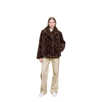 MAYFEYR - A.P.C. - Leopard Print Faux Fur Coat - PSALAF01556CAA
