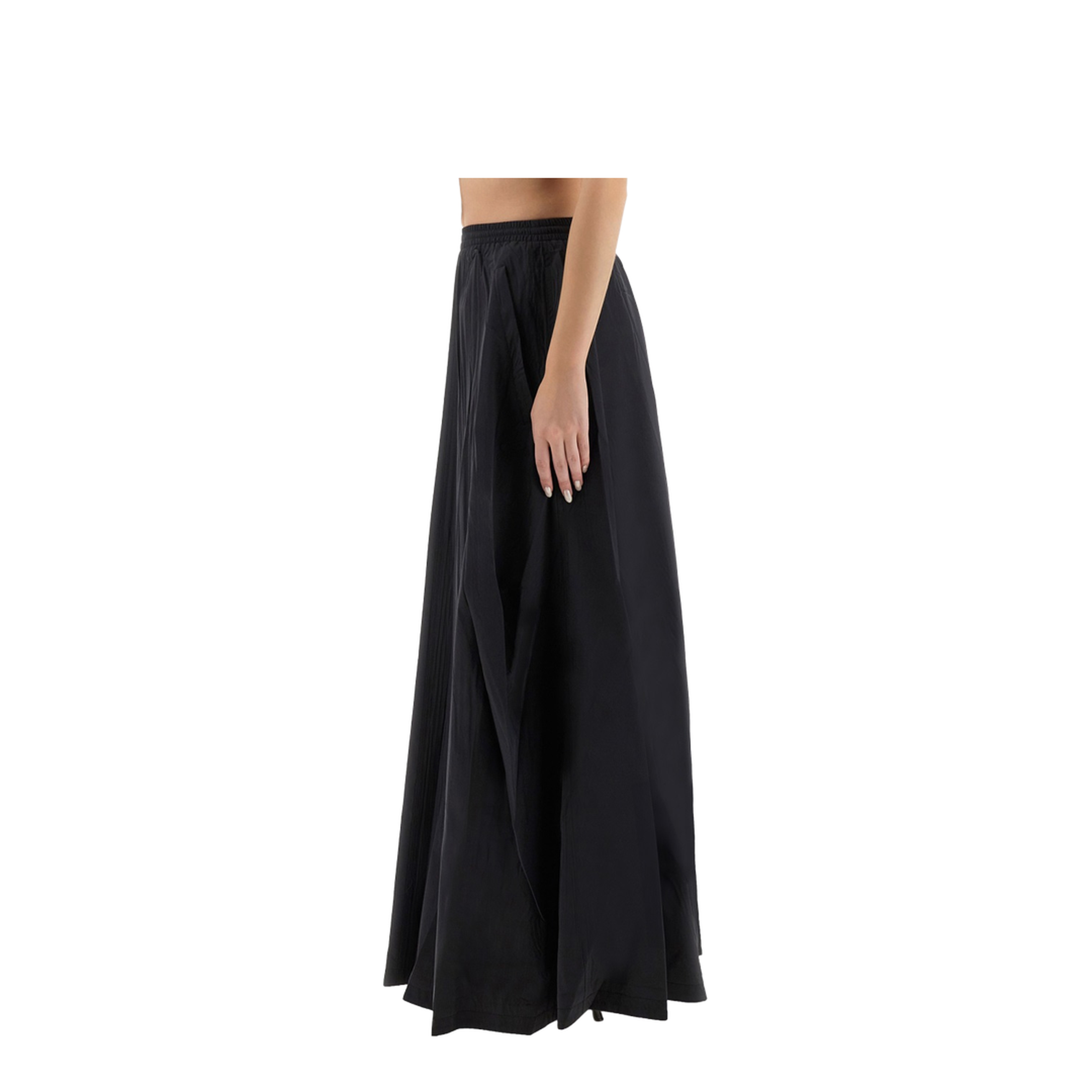 Tracksuit Skirt Long Skirt Black