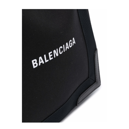 Cabas Small Top Handle Bag, silver hardware