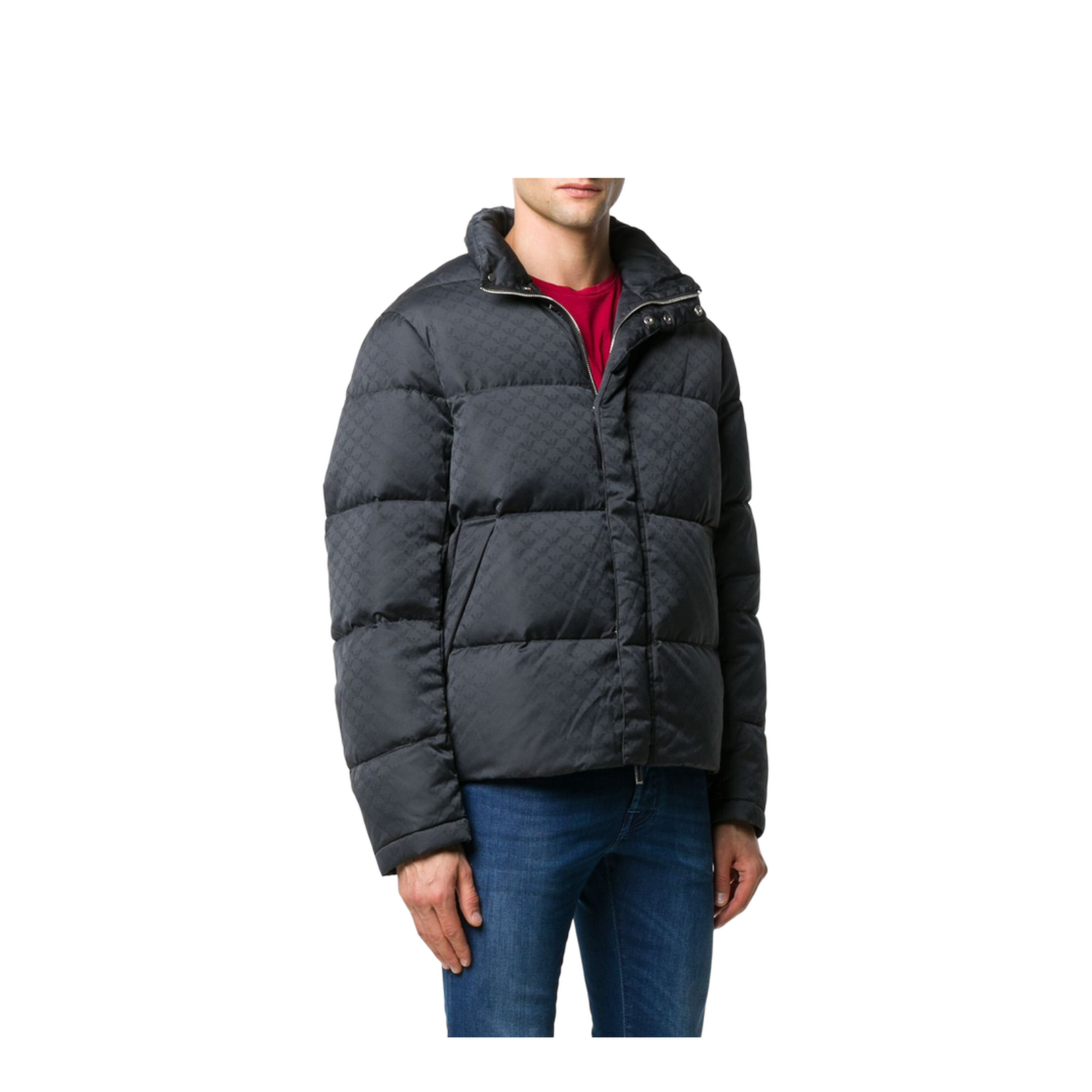 Dark Blue Padded Jacket