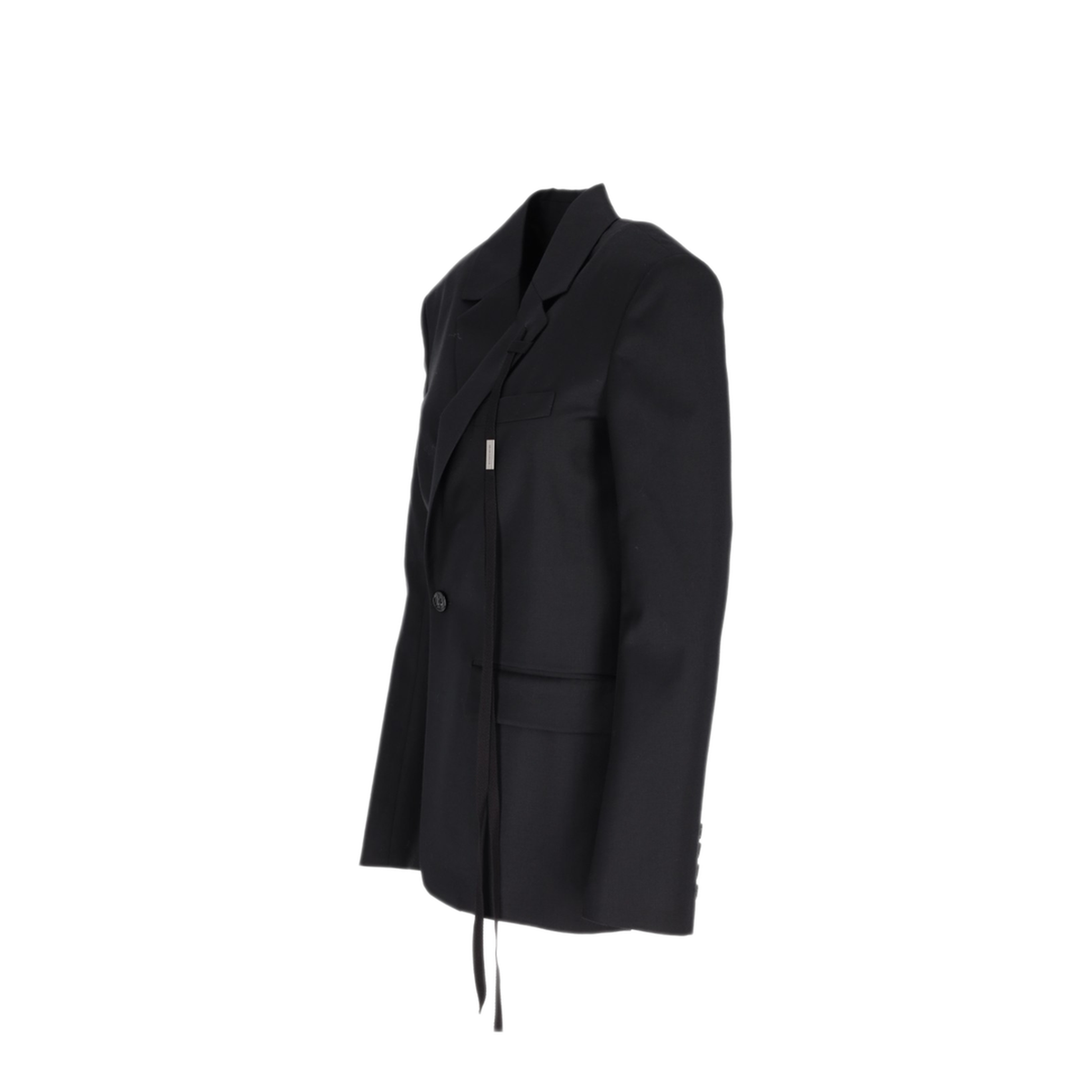 MAYFEYR - ANN DEMEULEMEESTER - Elin Asymmetric Closure Tailored Jacket - B0012243FA515099