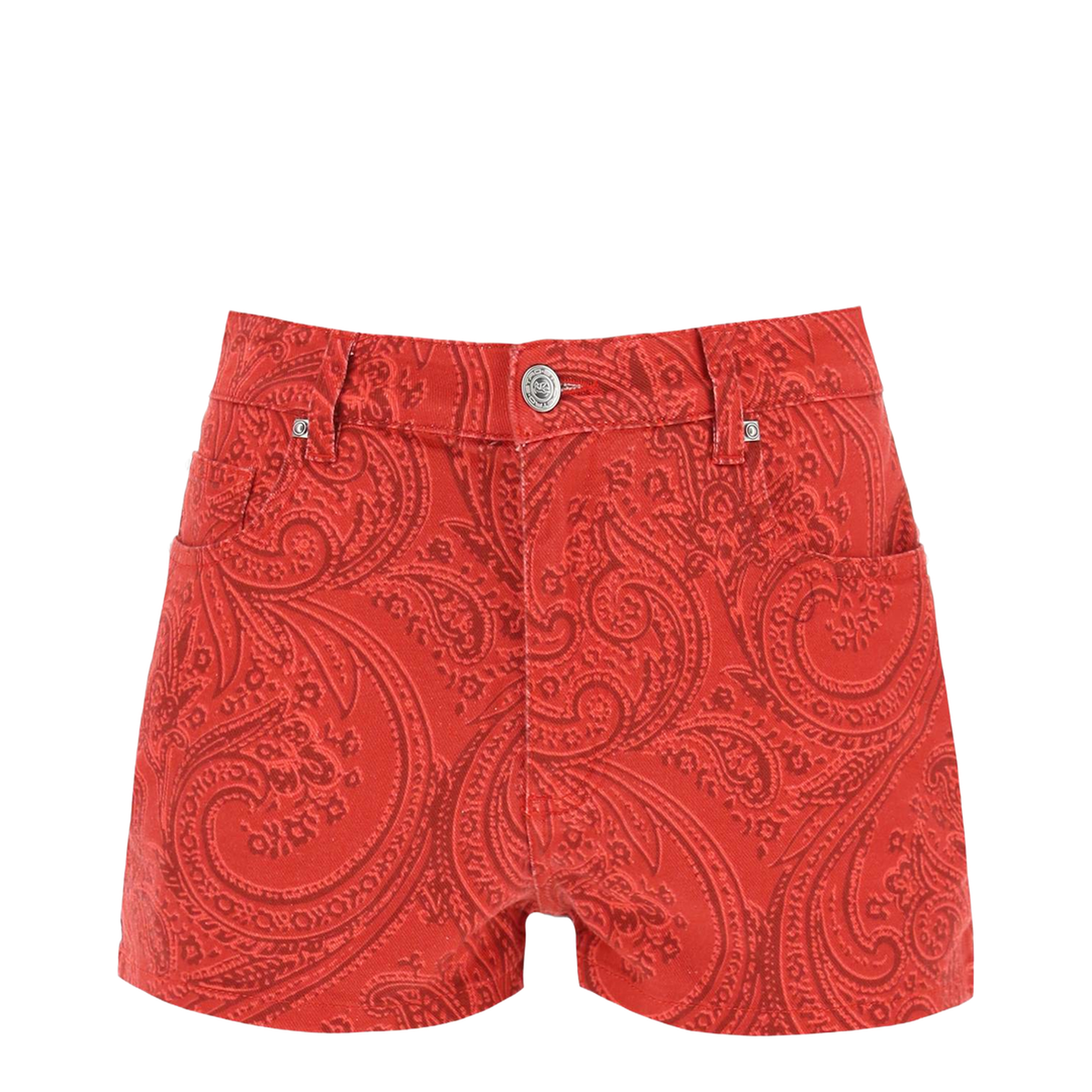 Paisley Print Shorts