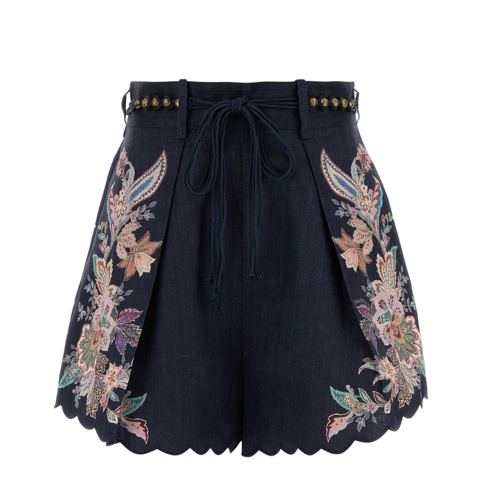 Rhiannon Printed Linen Shorts