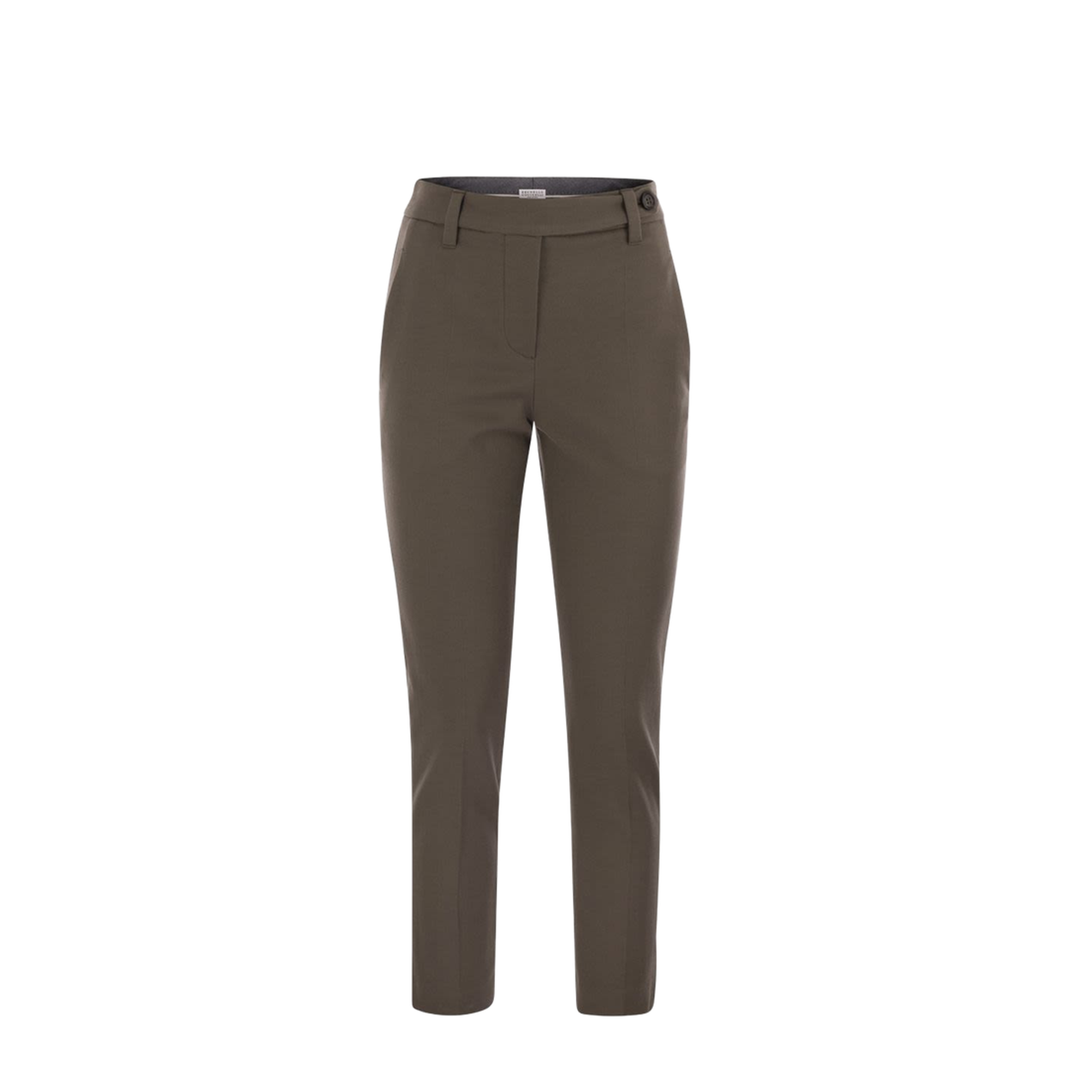 Cigarette Trousers Stretch Cotton