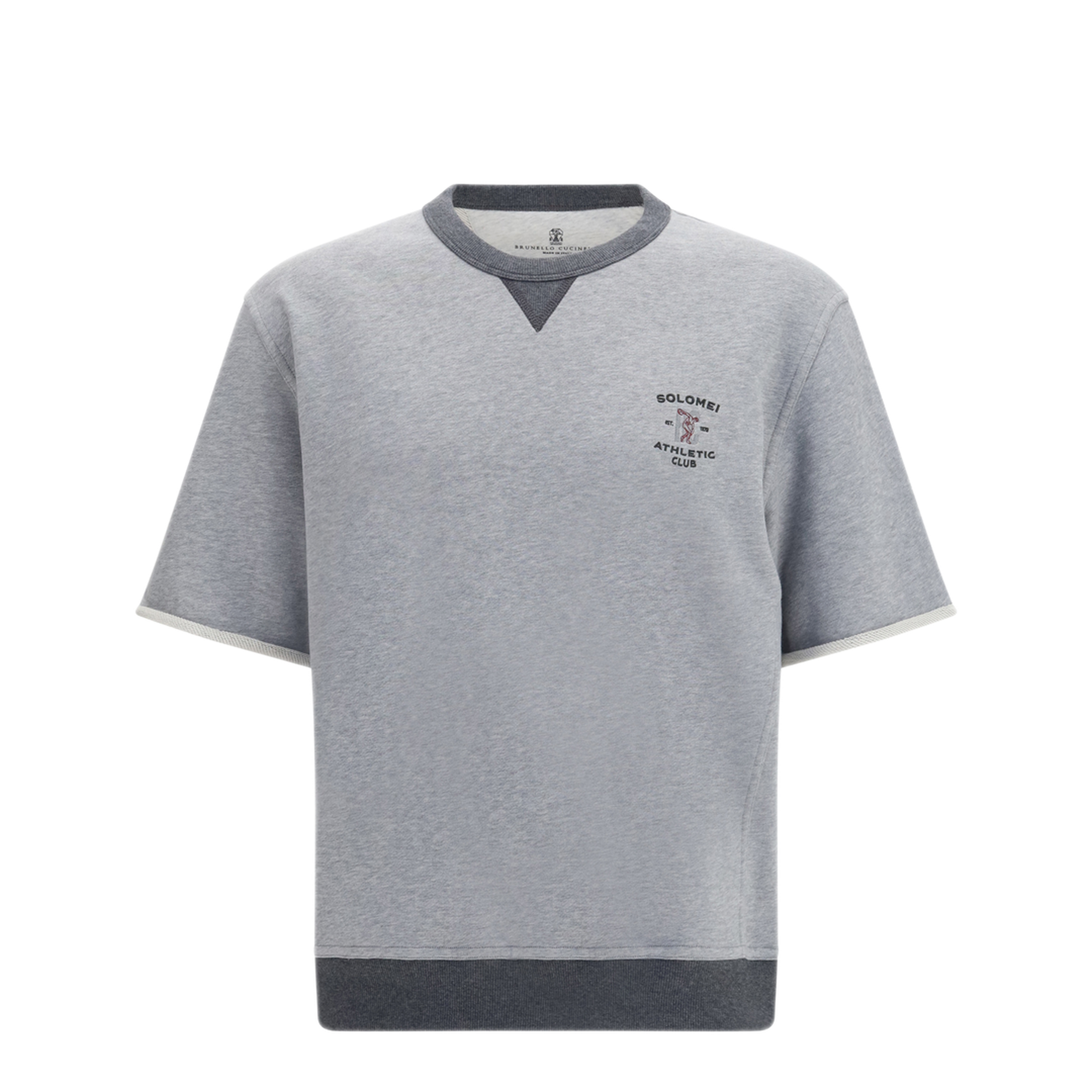 MAYFEYR - Brunello Cucinelli - Melange Fabric T Shirt - MM8263391GCT924