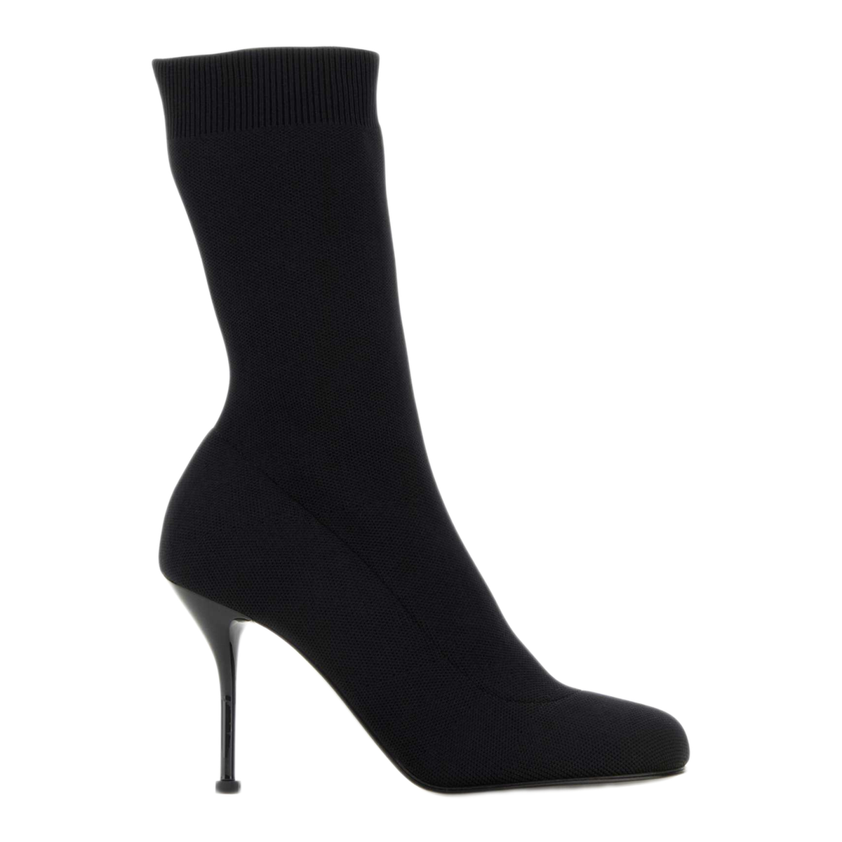MAYFEYR - Alexander Mcqueen - Black Stretch Nylon Ankle Boots - 757497W4X701000