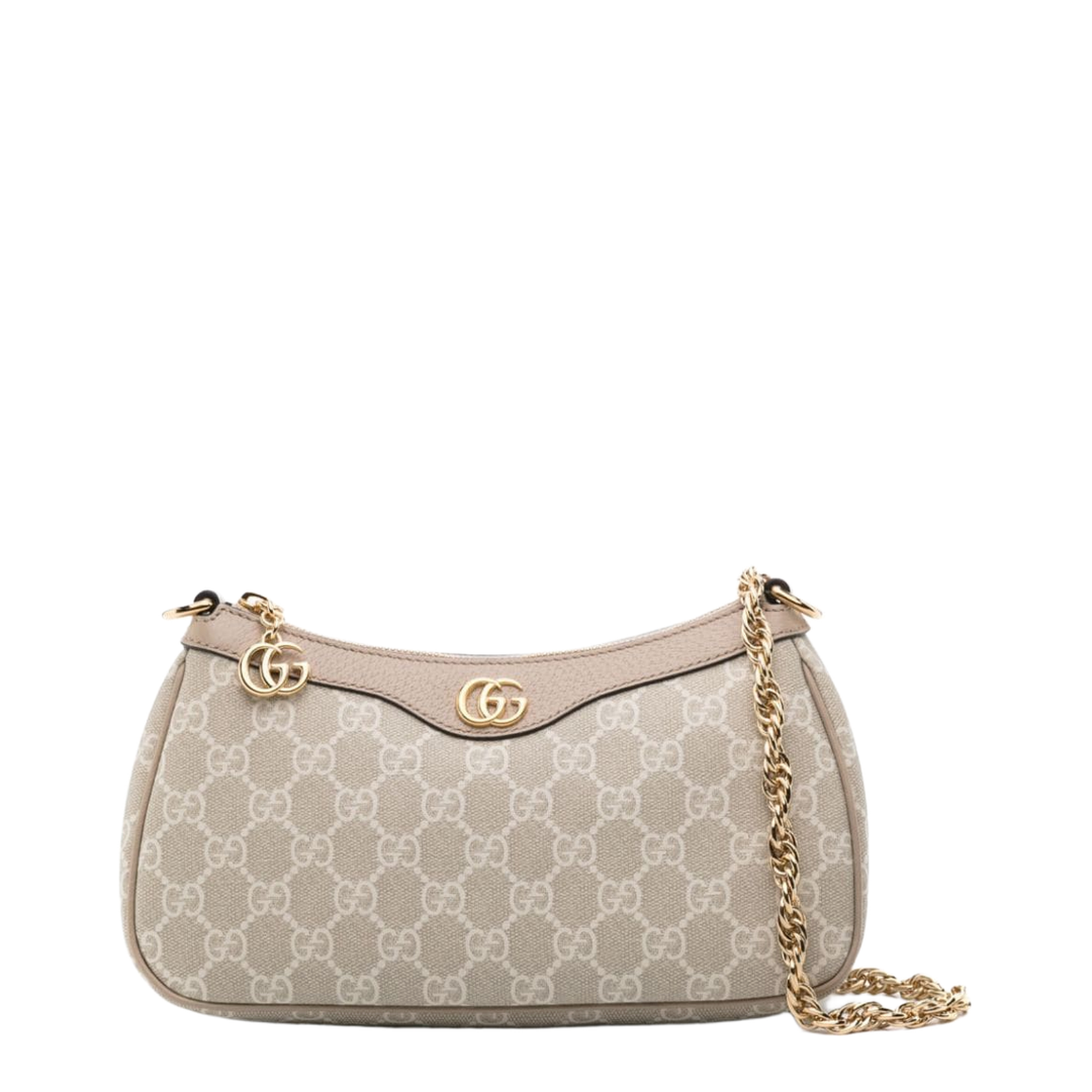 Ophidia Mini Canvas Bag - Beige