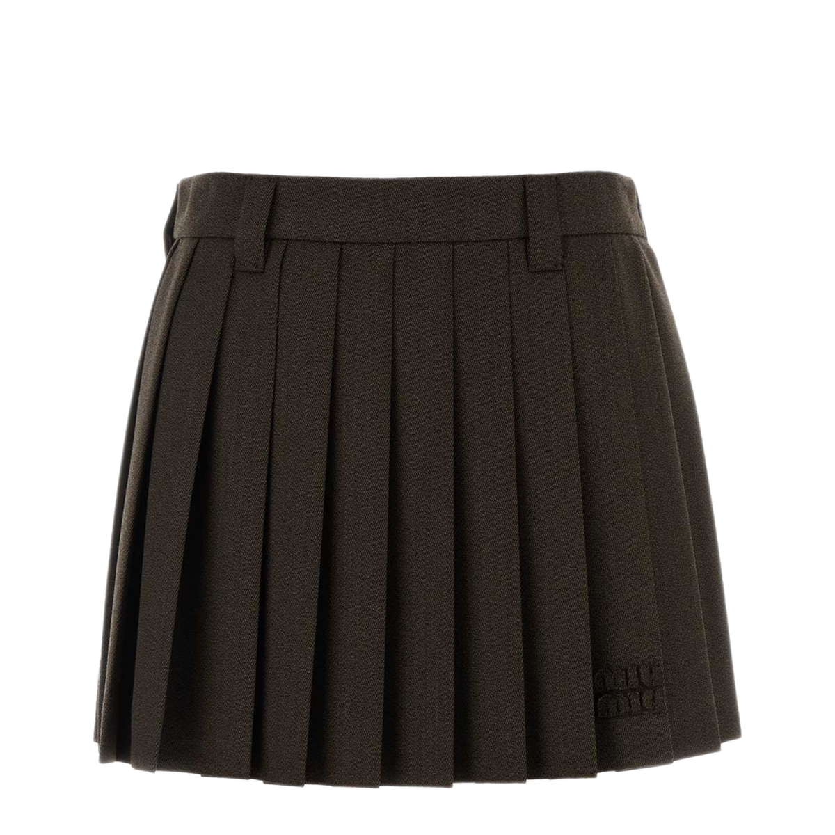 MAYFEYR - Miu Miu - Virgin Wool Mini Skirt - MG2348SOOO180RF0324