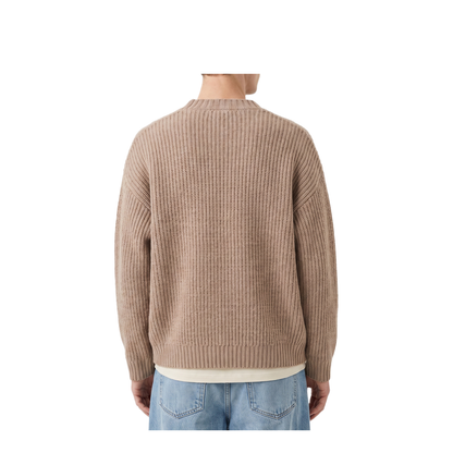 MAYFEYR - Roberto Collina - Beige Wool Cardigan - 263MYB2511004