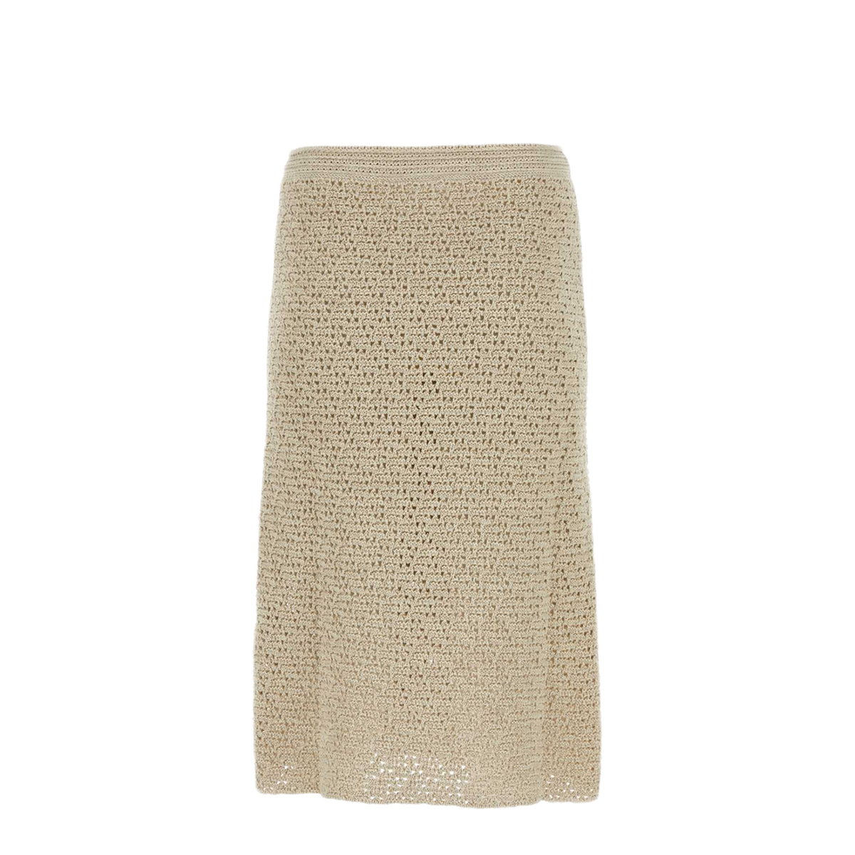 MAYFEYR - Bottega Veneta - Sand Crochet Skirt - 782282V3WM09227