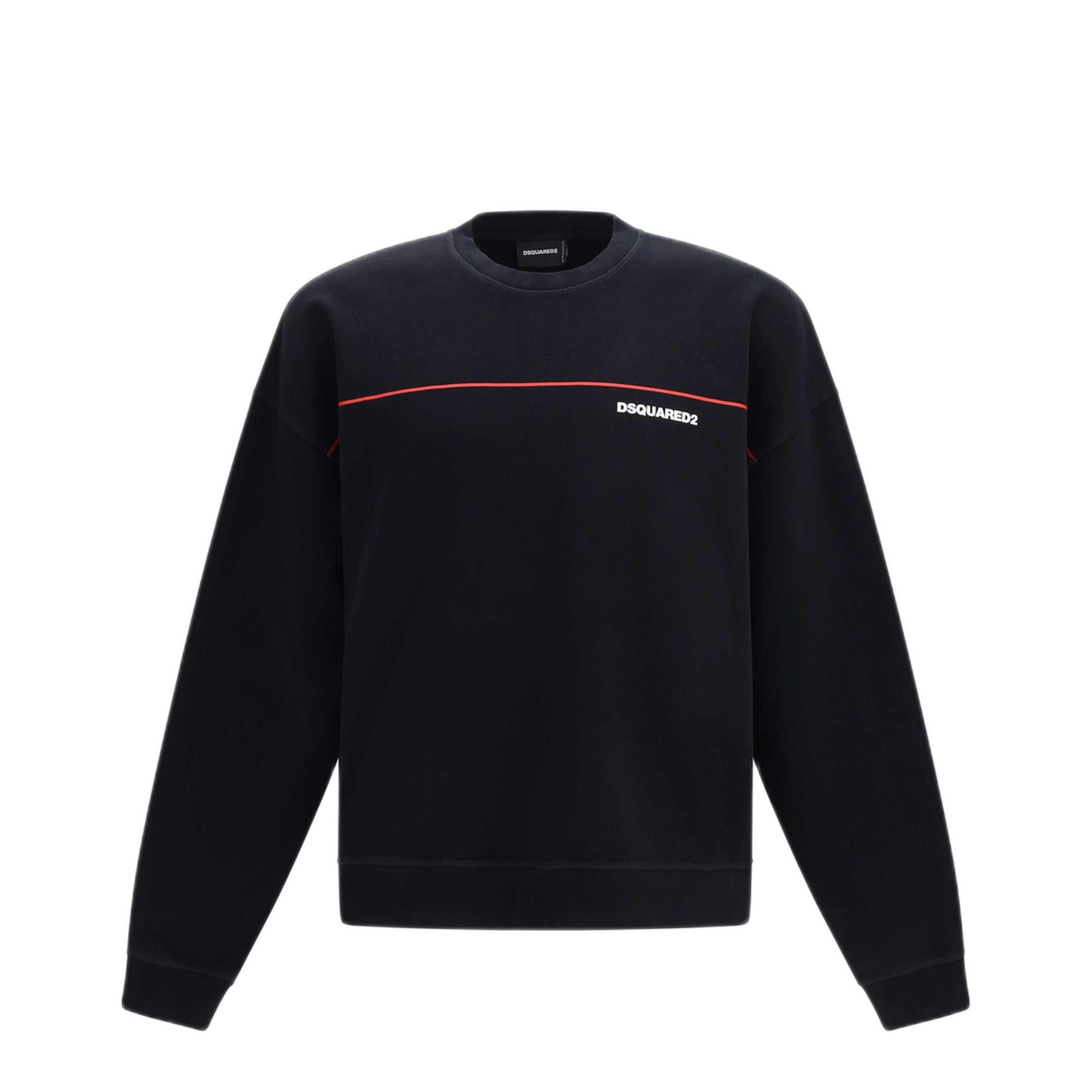 MAYFEYR - Dsquared2 - Cotton Crew Neck Sweatshirt With Logo Print - S71GU0770D25028900