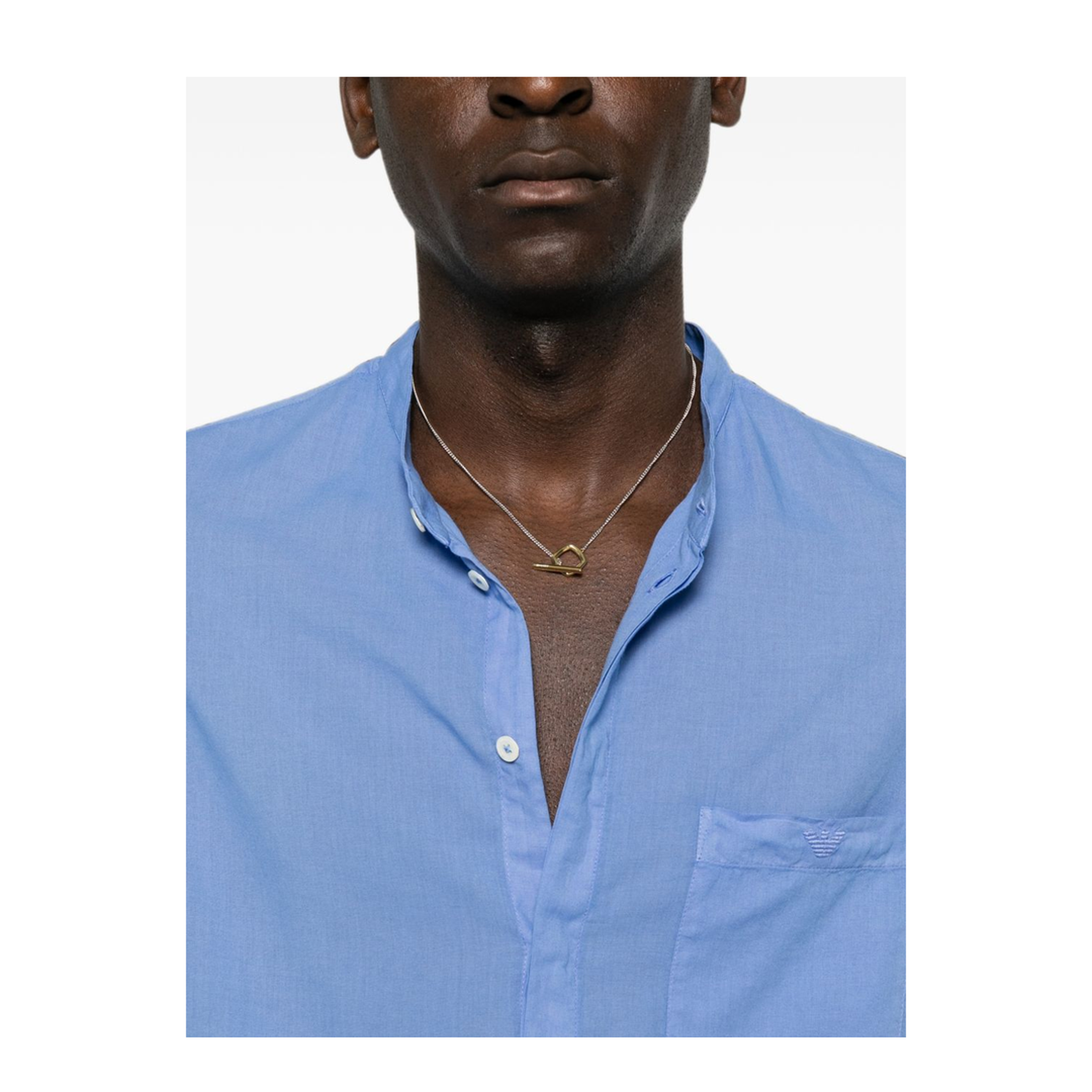 MAYFEYR - Emporio Armani - Light Blue Shirts - EM003091AF28751U9338