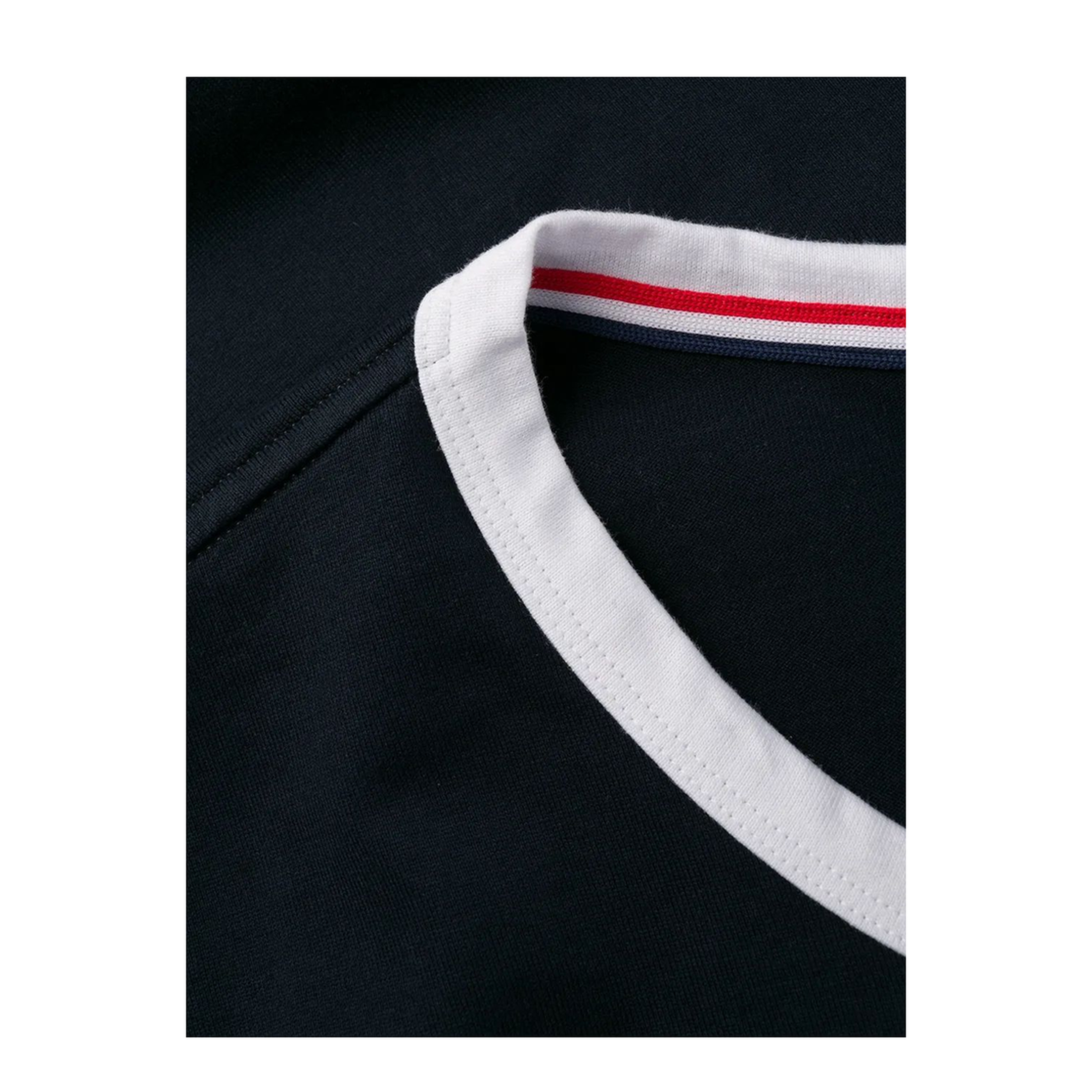MAYFEYR - Thom Browne - Ss Ringer Tee In Medium Weight Jersey - MJS083A00042415