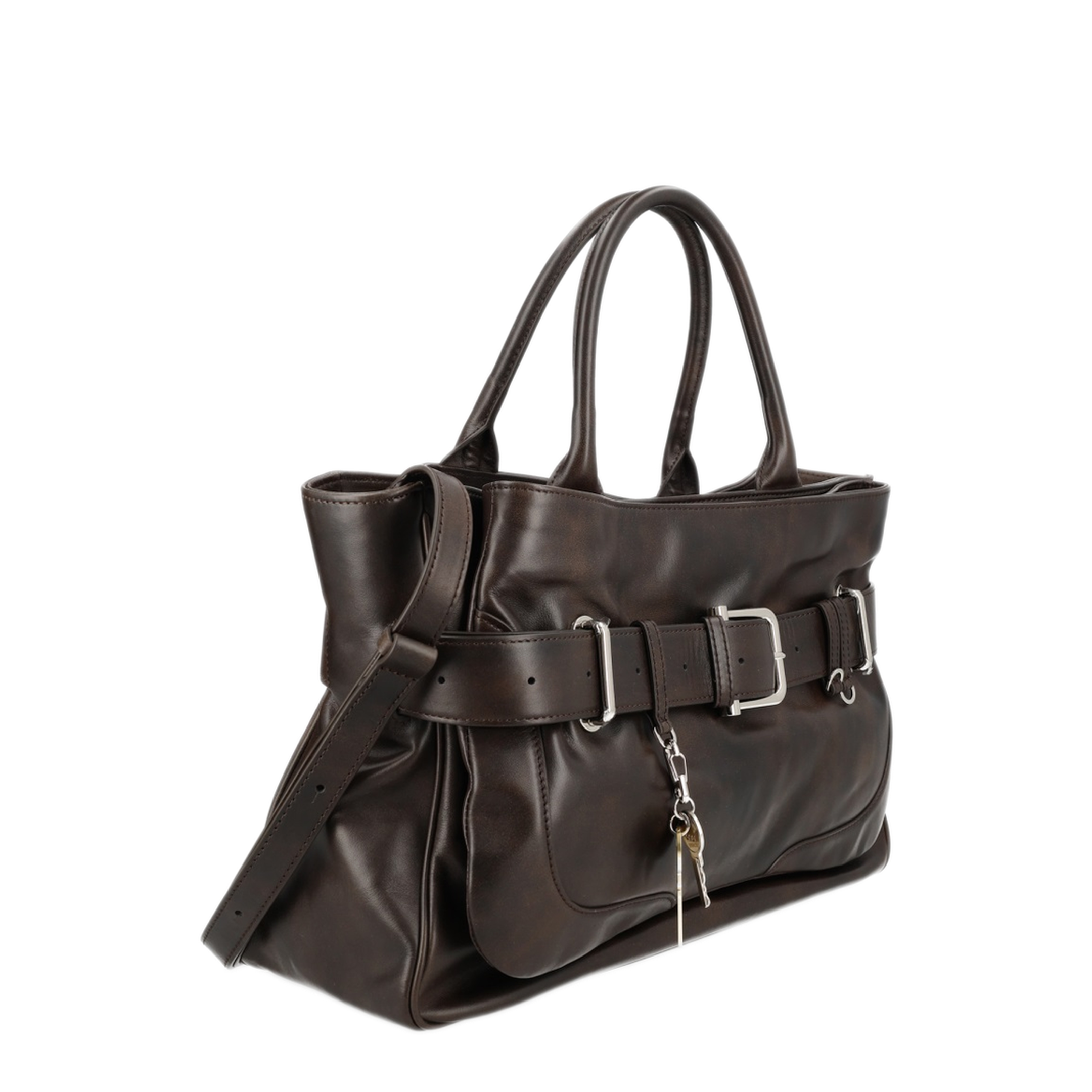 MAYFEYR - OSOI - Borsa Tote Brocle - 25SSB05008107STAINBROWN