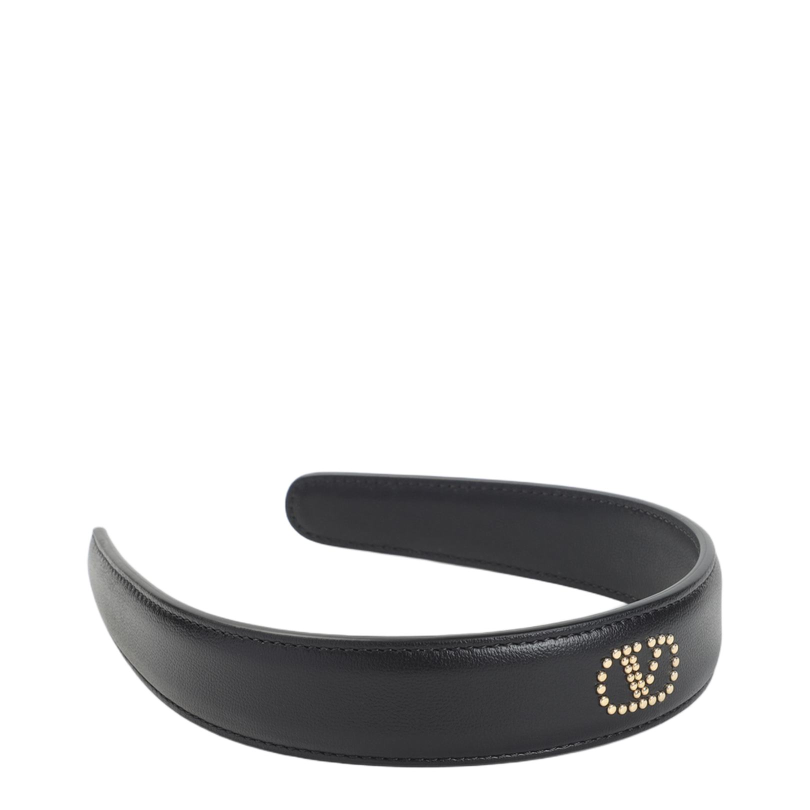 Leather Hair Band - Black