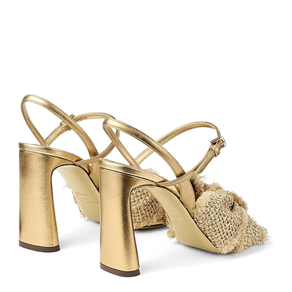 MAYFEYR - Jimmy Choo - Sandalo Giallo 36 - ANNIKA95GVNGOLDGOLDGD