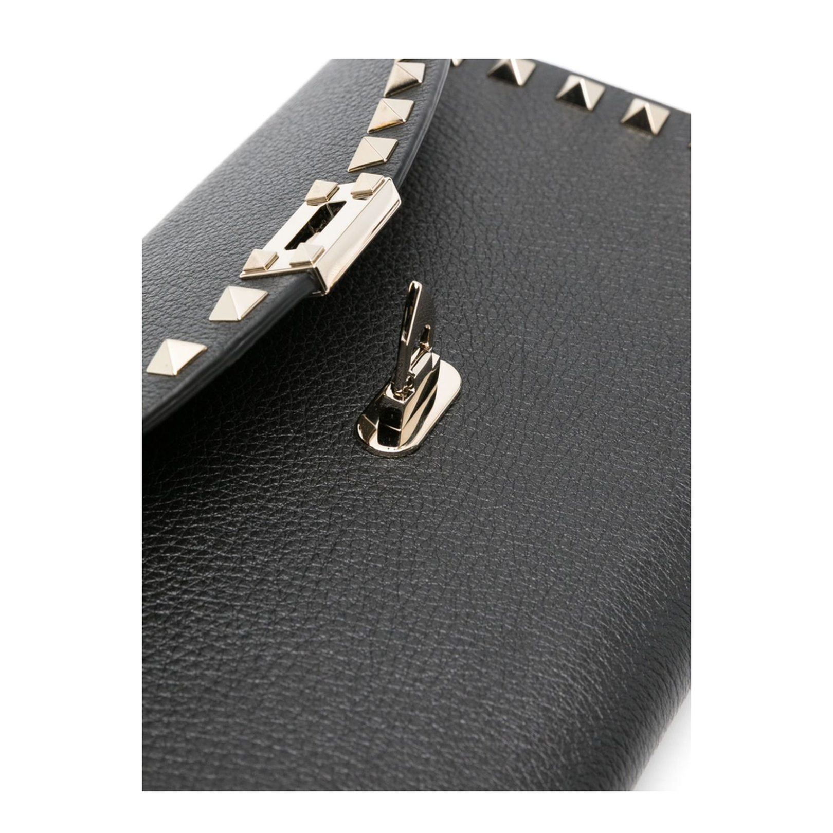Leather Rockstud Mini Bag with Strap