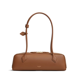 Medium Calfskin Shoulder Bag - Amber
