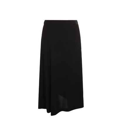 Draped Tailored Skirt