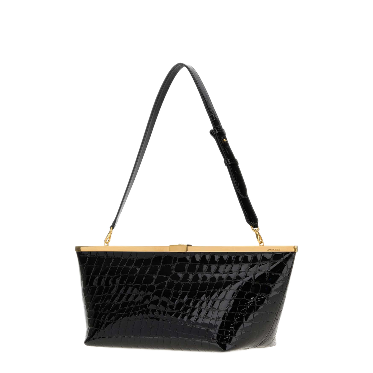 MAYFEYR - Jimmy Choo - Ganache Clutch - GANACHECLUTCHCBHBLACKGOLD