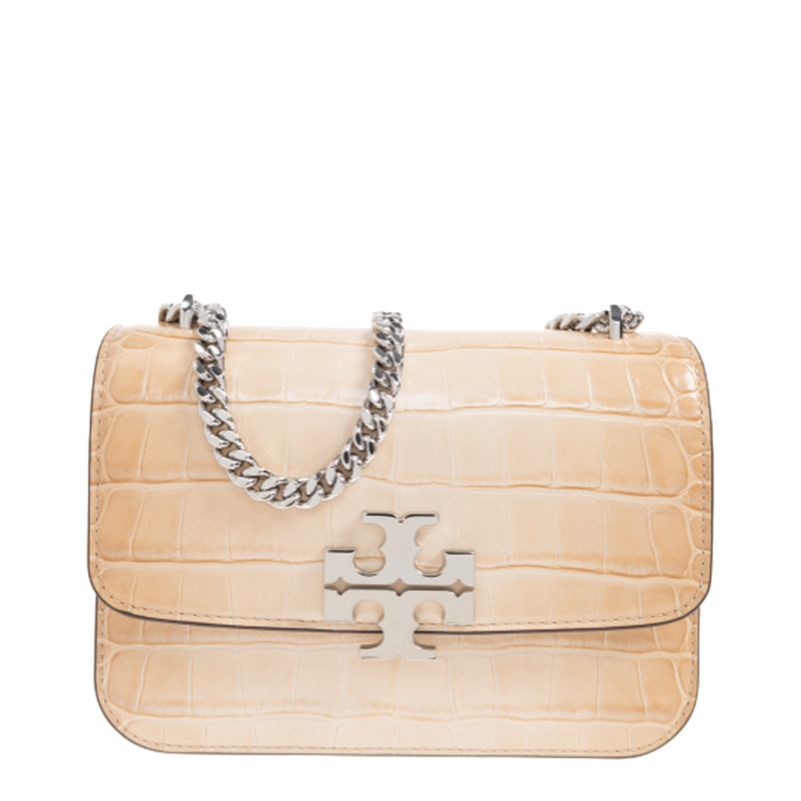 Flap Design with Internal Zipper Pocket and Chain Shoulder Strap