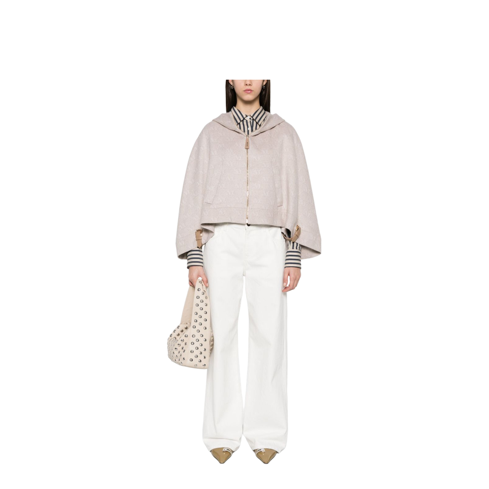 Wool Hooded Cape