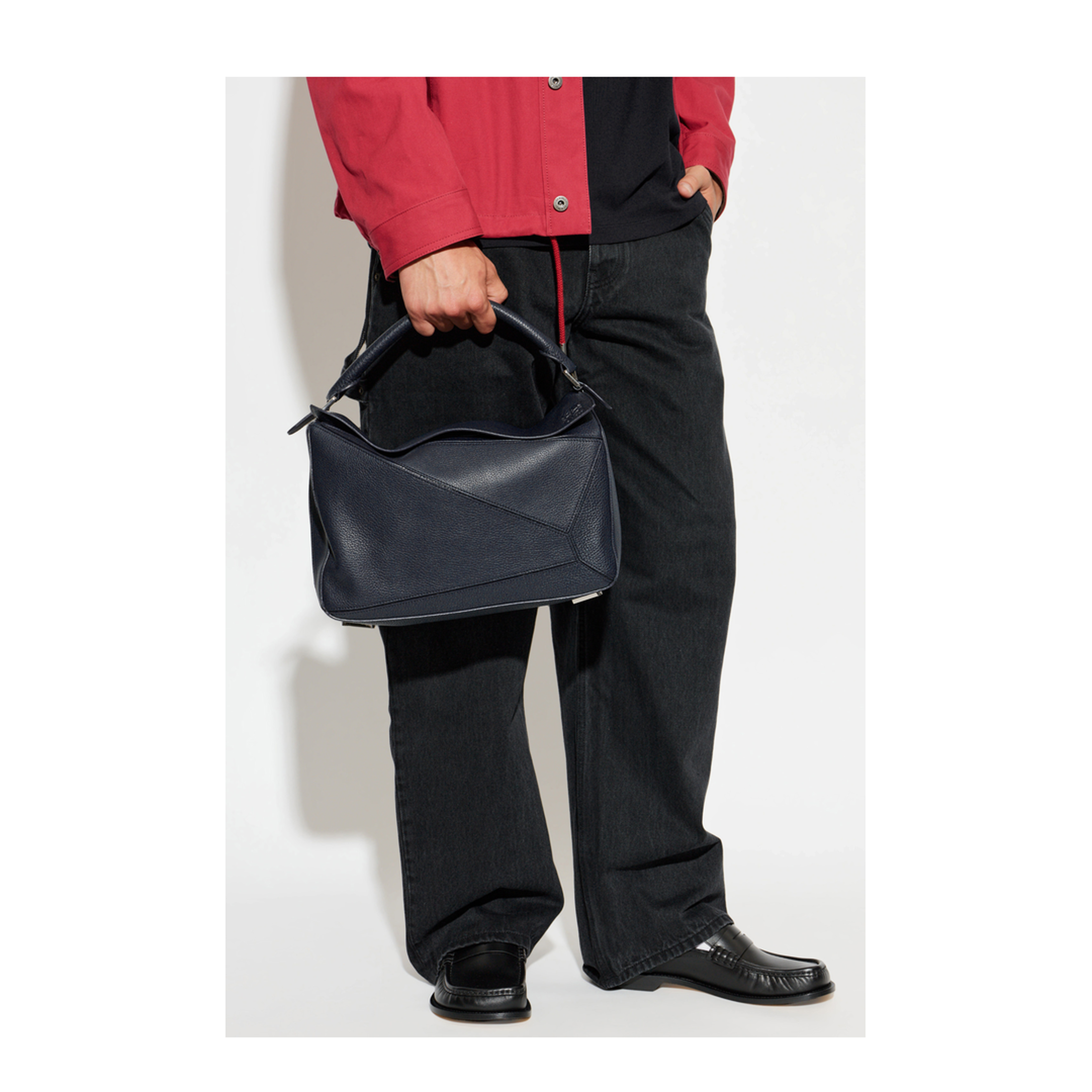 MAYFEYR - Loewe - Puzzle Large Bag - B510PNLX170DEEPNAVY