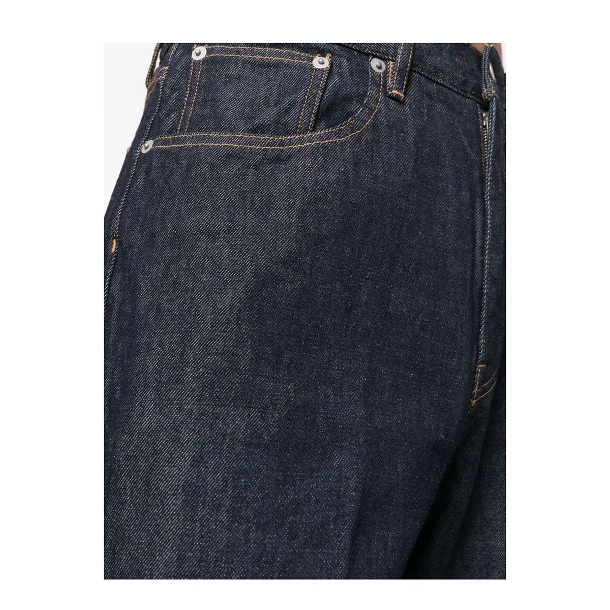 MAYFEYR - Auralee - Indigo Blue Cotton Straight Leg Jeans - A00P01DMINDIGO