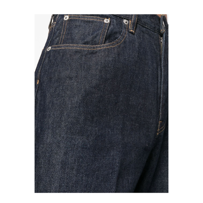 MAYFEYR - Auralee - Indigo Blue Cotton Straight Leg Jeans - A00P01DMINDIGO