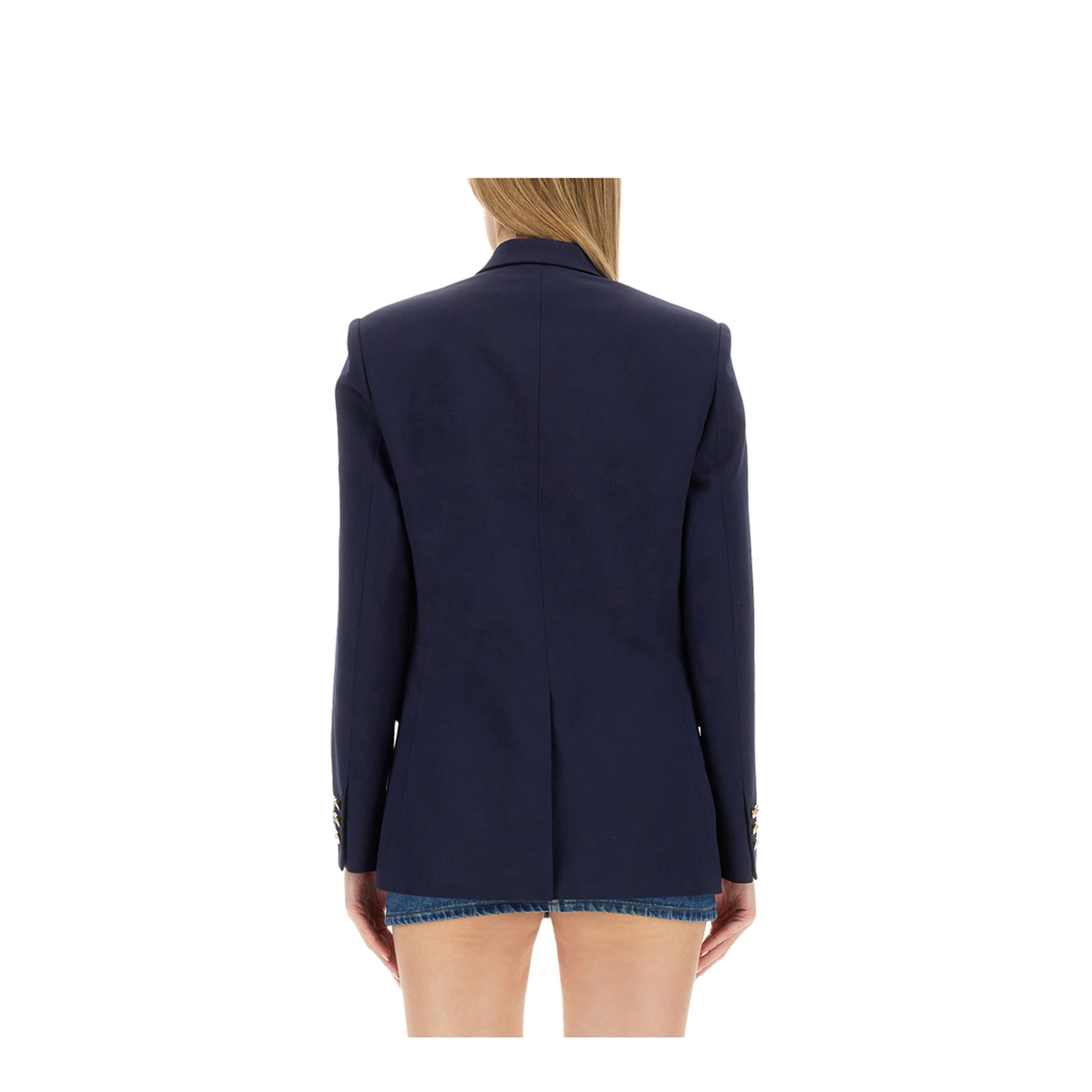 Double-Breasted Blazer Blue