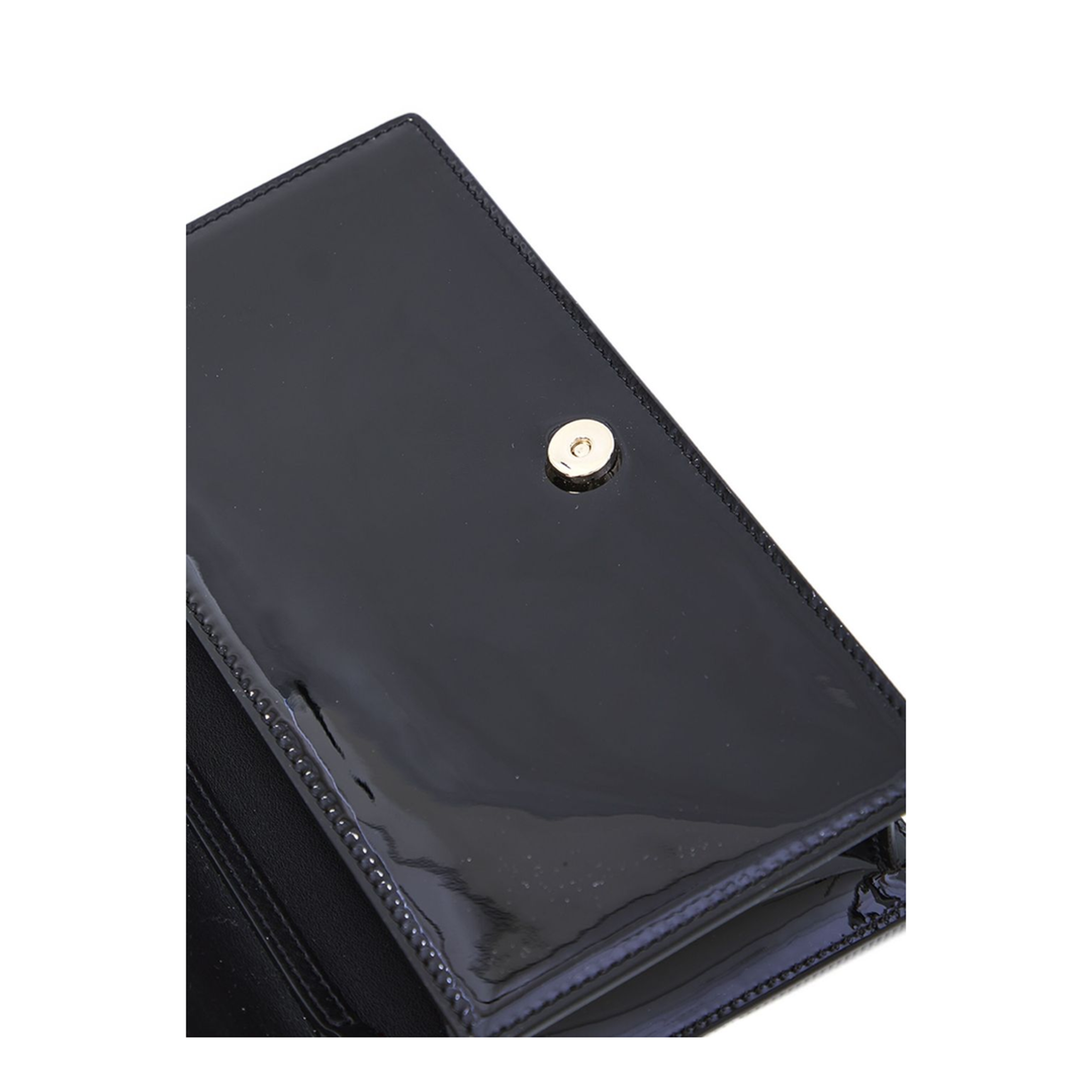 Bettina Clutch Patent Calf Leather Black