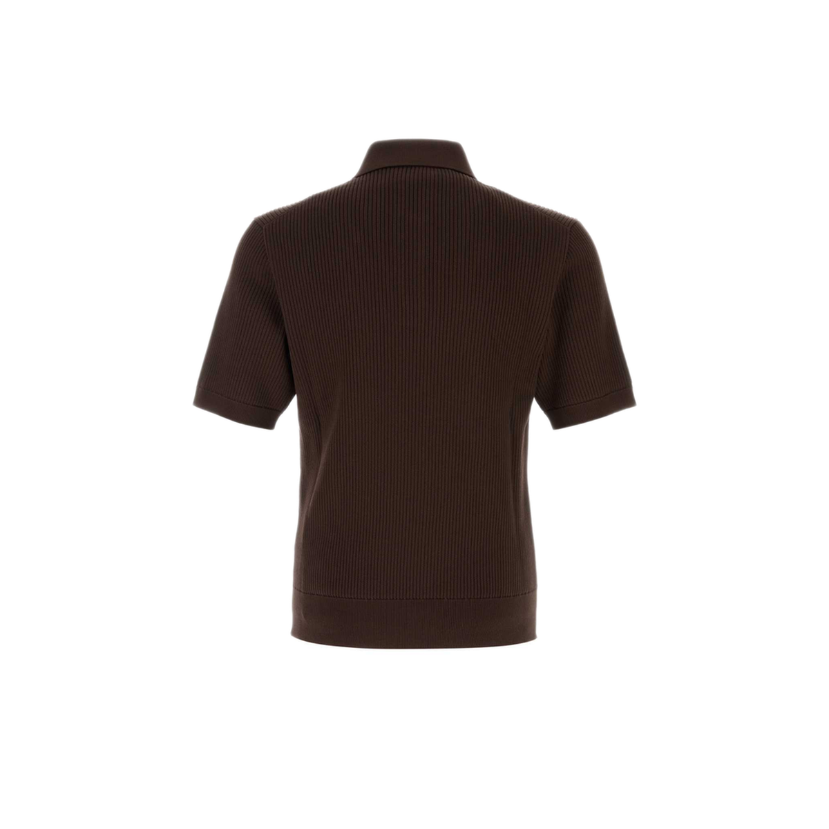 MAYFEYR - Dolce & Gabbana - Dark Brown Cotton Polo - GXZBJZJBCJCM3977