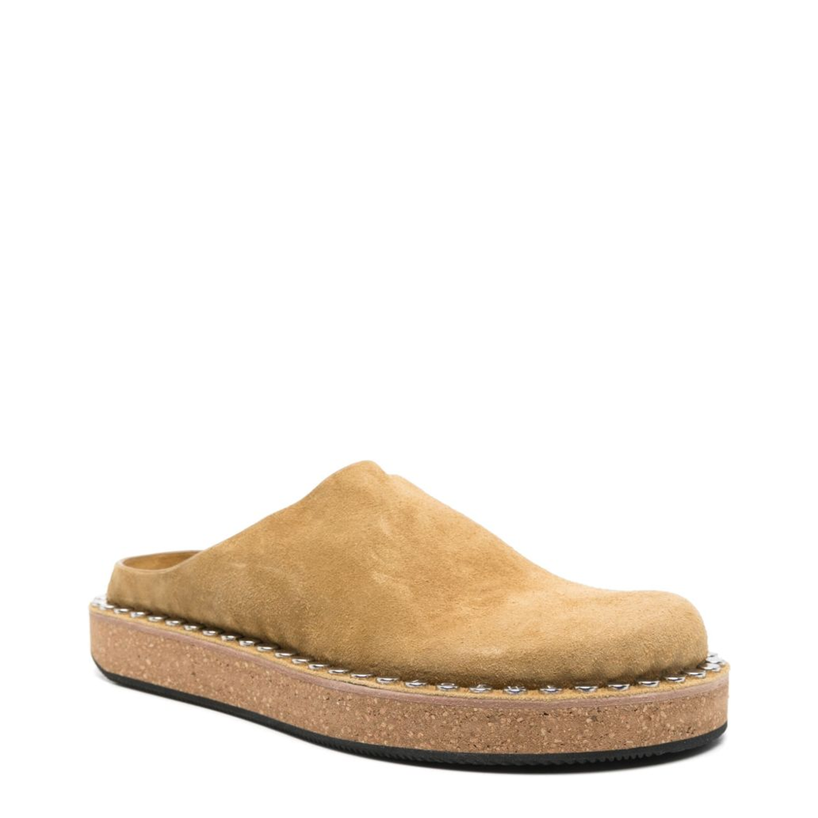 Rivet Suede Mules