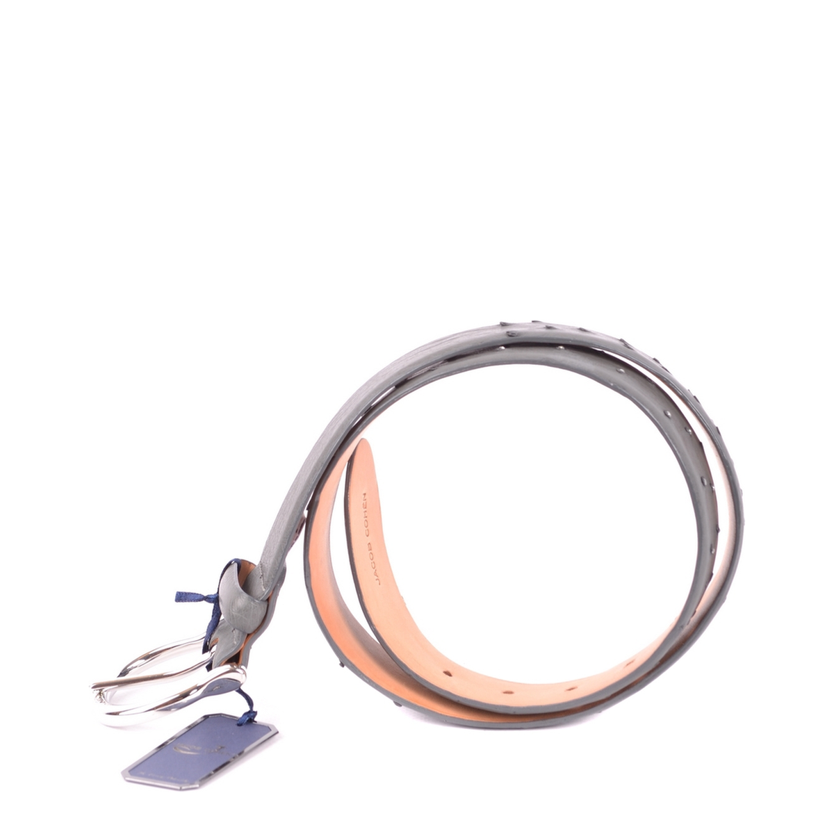 MAYFEYR - Jacob Cohen - Gray Leather Belt - J7359-00354N-46C51V