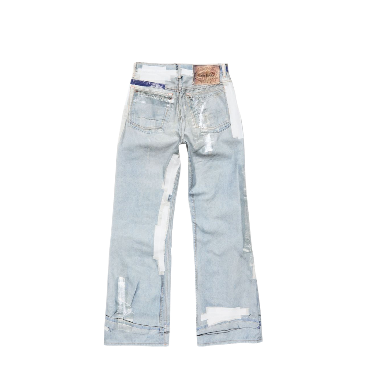 MAYFEYR - Acne Studios - Light Blue Distressed Jeans - BK0783228