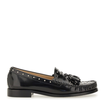 MAYFEYR - Stuart Weitzman - Moccasin Lottie - SL495BLK
