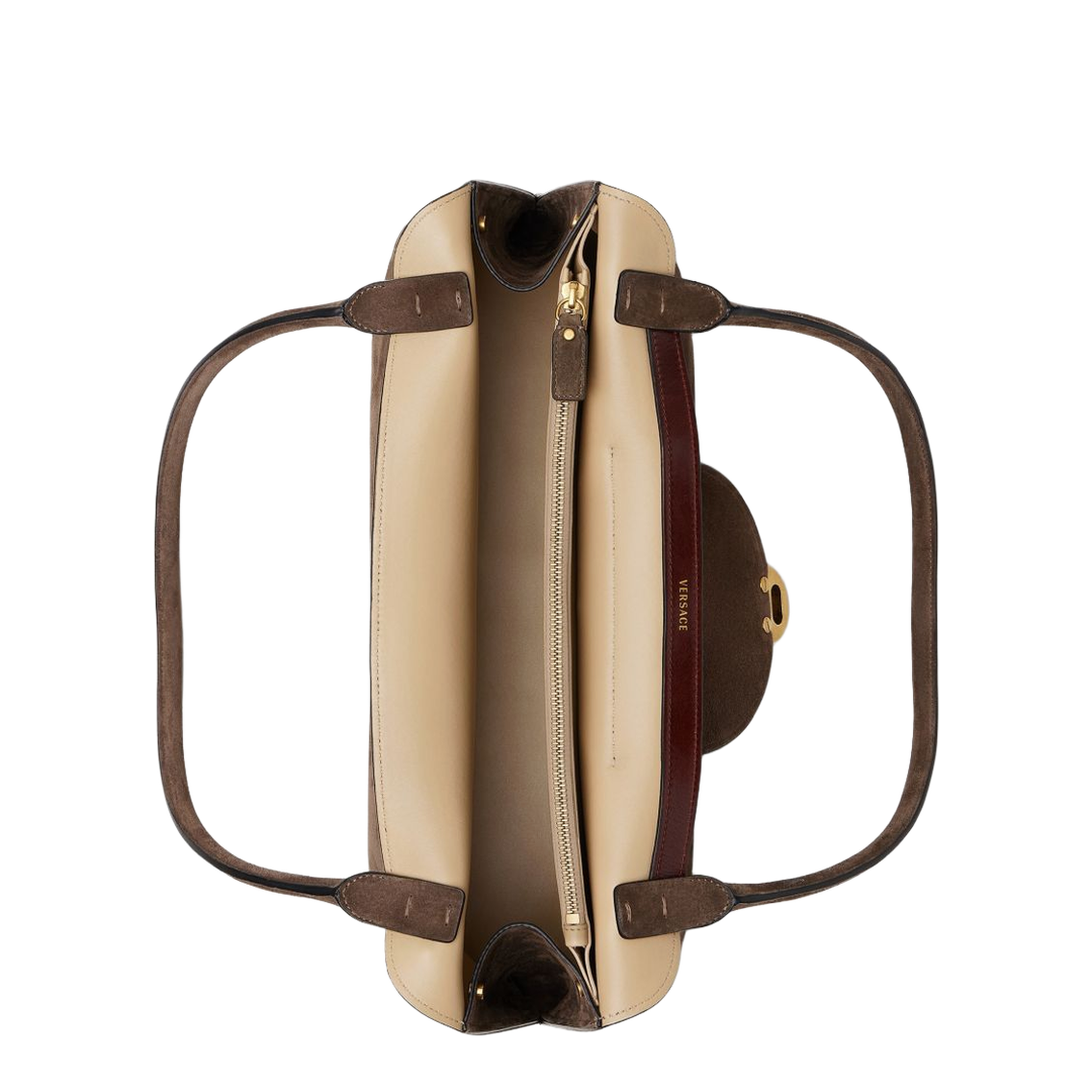 Vivian Medium Suede Shoulder Bag - Brown