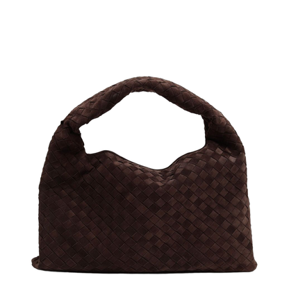 Hop Small Suede Hobo Bags - Brown