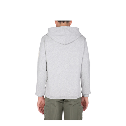 Sweatshirt with Embroidered Skull