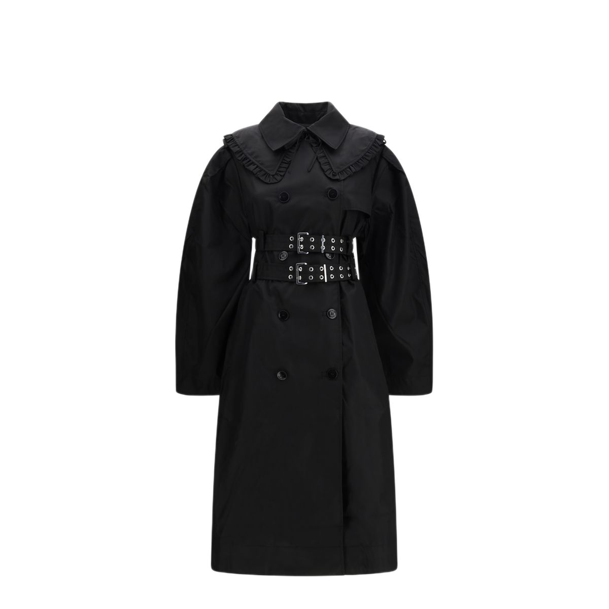 MAYFEYR - Ganni - Belted Double Breasted Coat - A1010075099