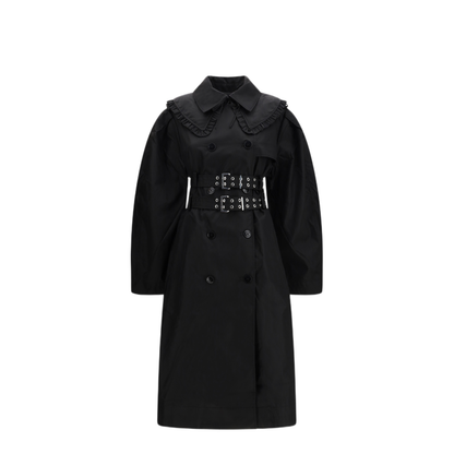 MAYFEYR - Ganni - Belted Double Breasted Coat - A1010075099