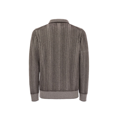 Vanisé Chevron Cashmere Sweater