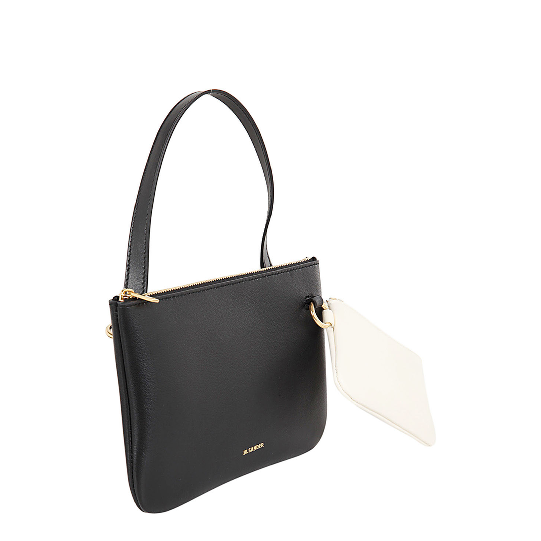 Nappa Leather Logo Print Bag