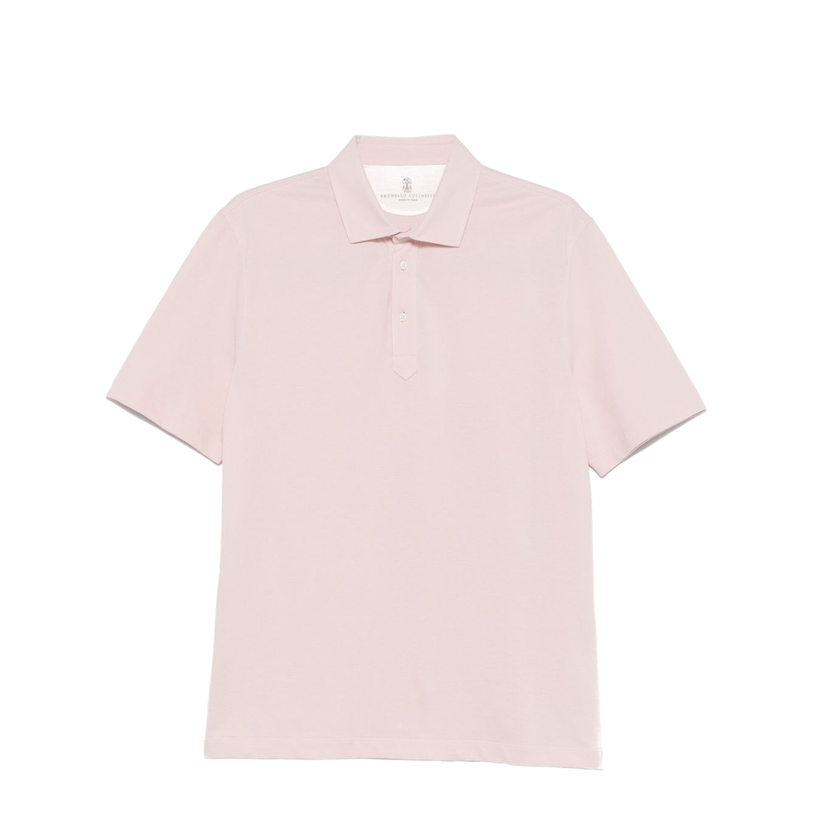 Light Pink Front Button Placket Polo