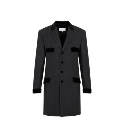 MAYFEYR - Maison Margiela - Charcoal Gray Wool Long Jacket - S67BN0038S53234855M