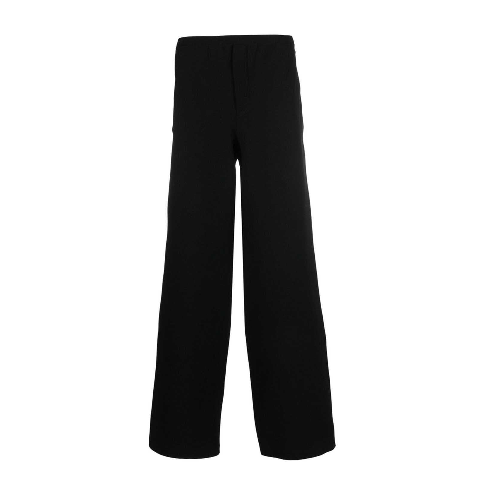 Wide-Leg Trousers in Black