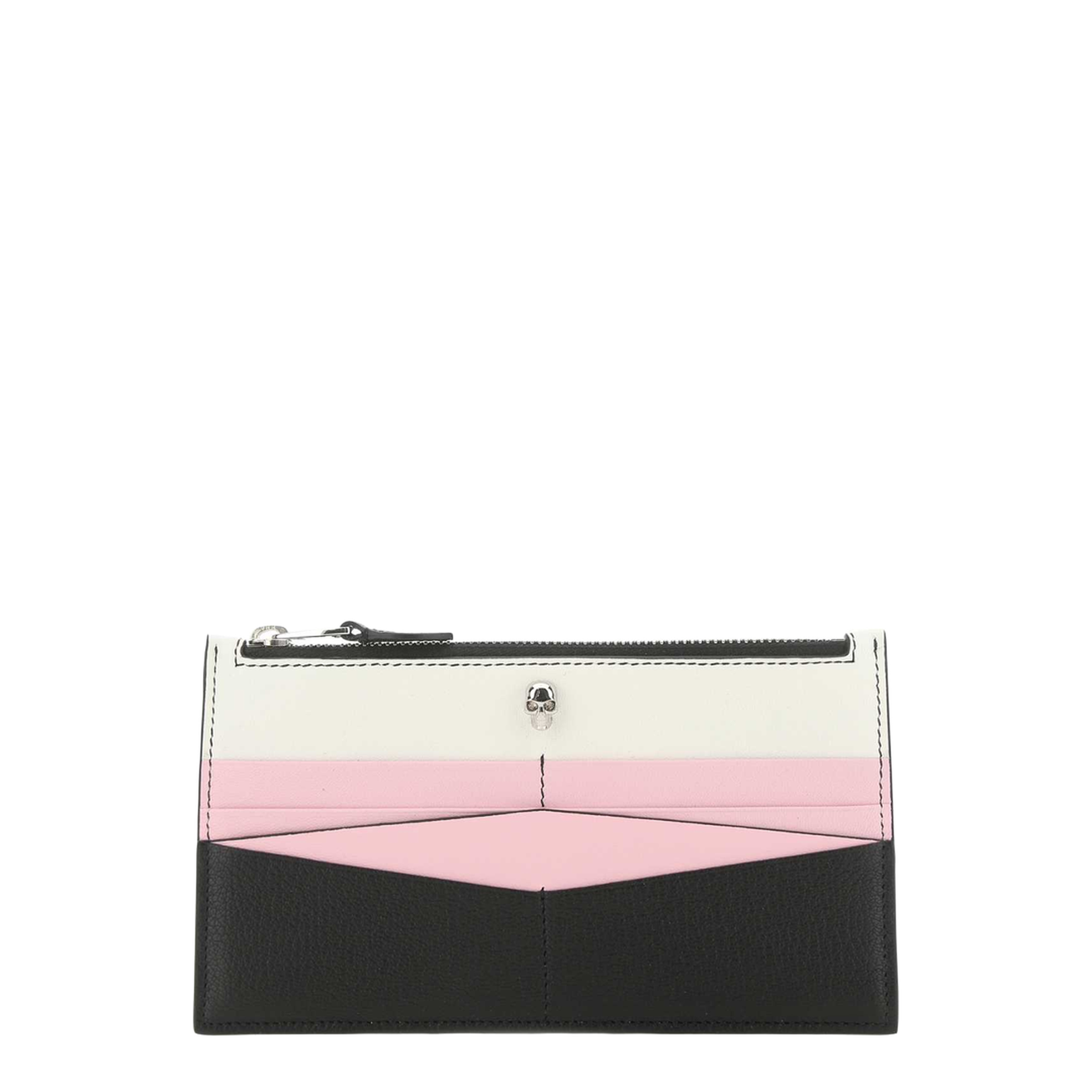 Multicolor leather pouch