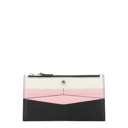 Multicolor leather pouch
